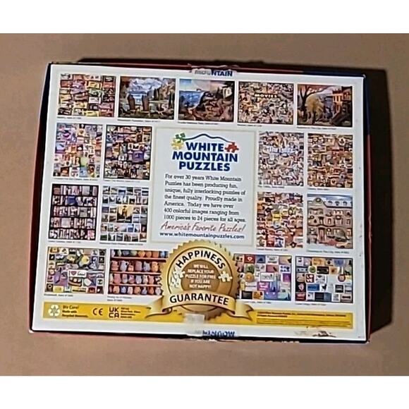 White Mountain Farmer’s Market 500 Pc Puzzle Fall Harvest Scene Complete - Picture 4 of 6